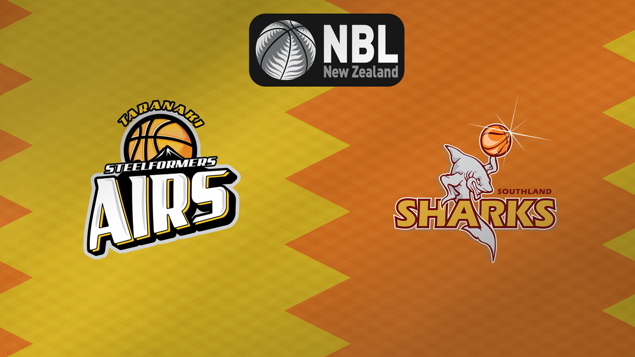 Taranaki Airs vs Southland Sharks poster