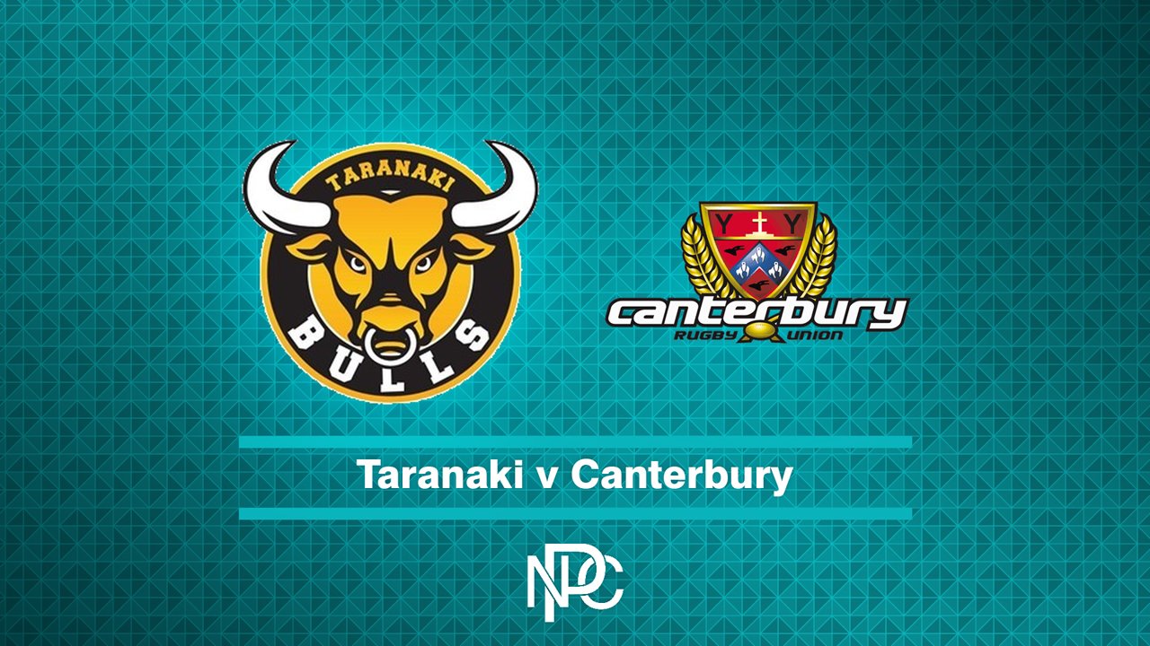 Taranaki vs Canterbury poster