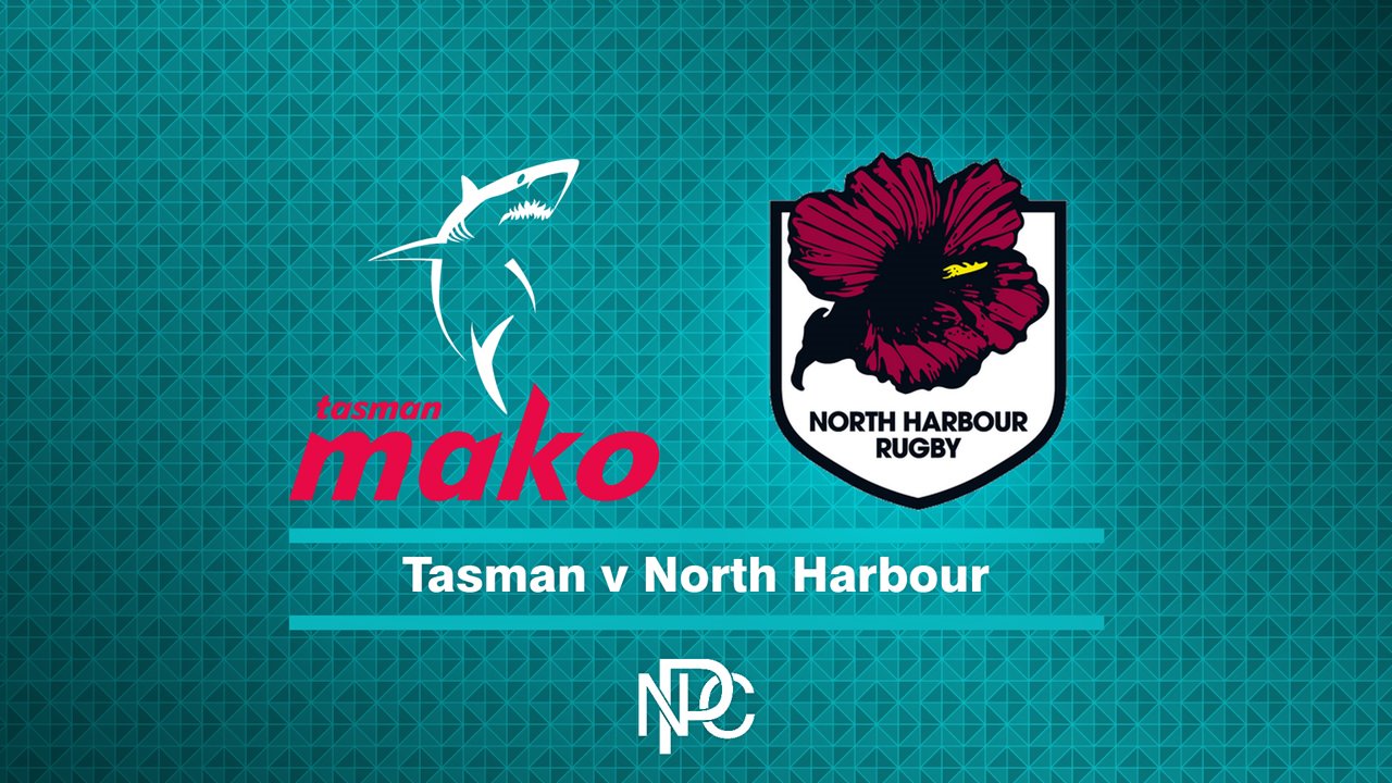 Tasman vs North Harbour poster