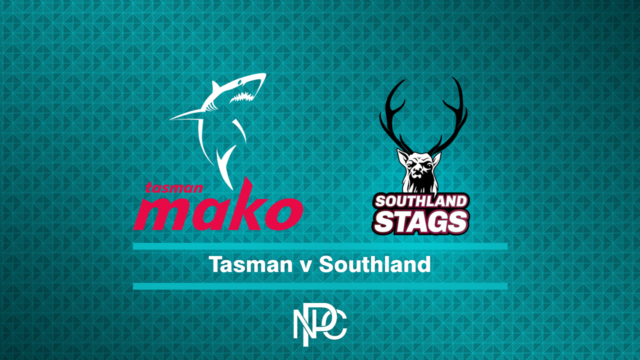 Tasman vs Southland poster
