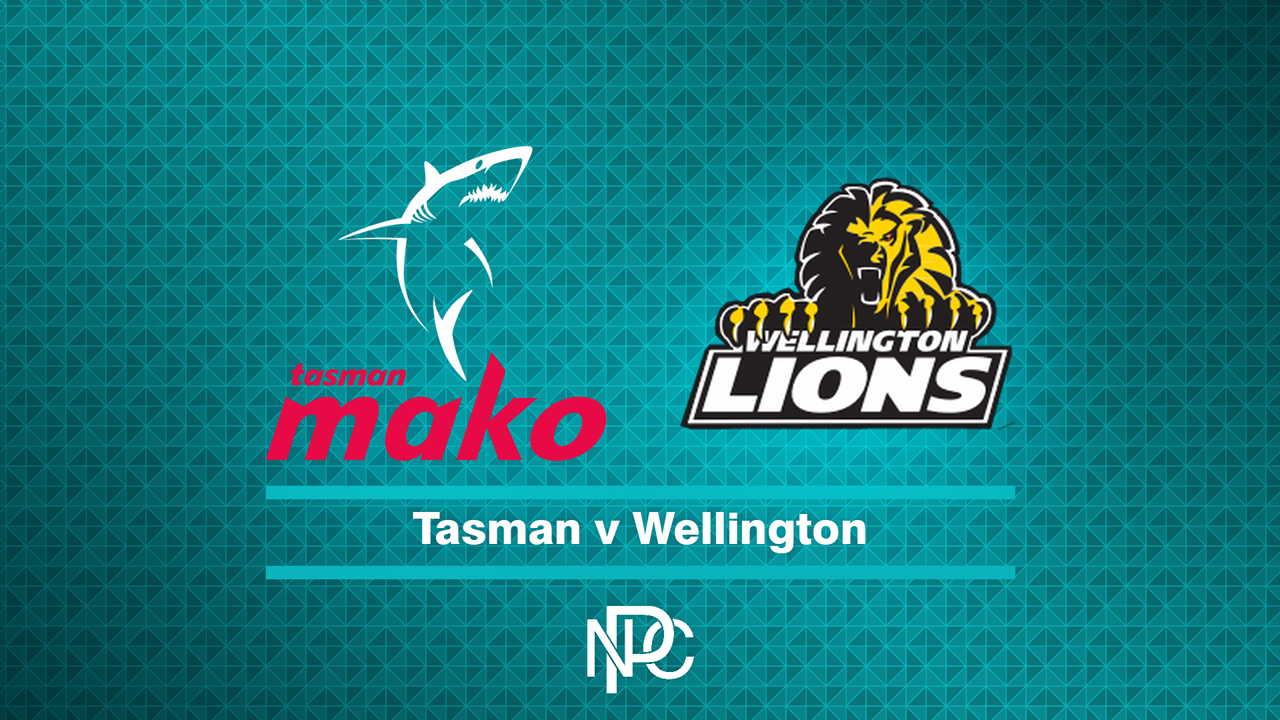 Tasman vs Wellington poster