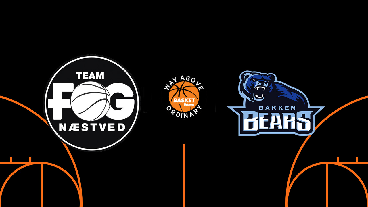 Team FOG Næstved vs Bakken Bears poster