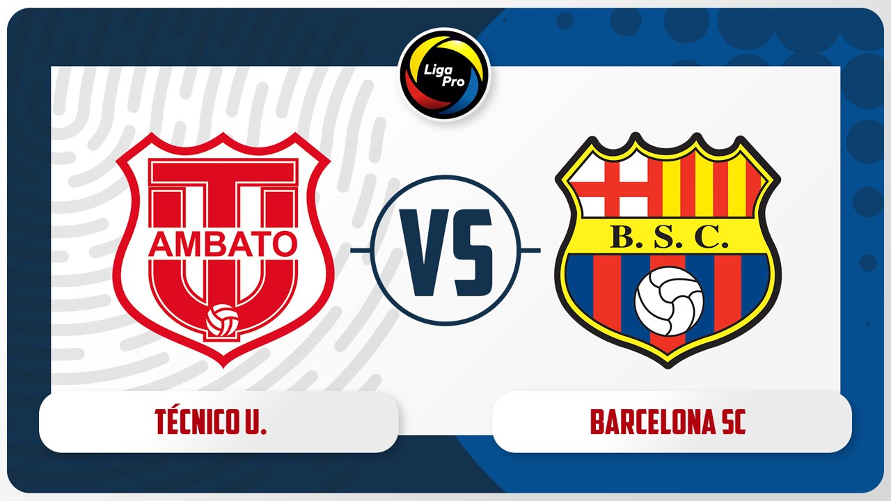 Técnico Universitario vs Barcelona SC poster