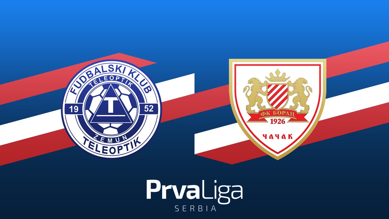 Teleoptik Zemun vs Borac 1926 Čačak poster