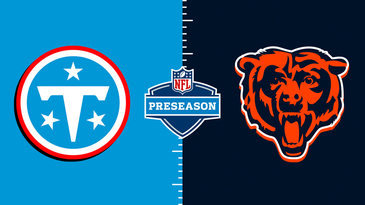 Tennessee Titans vs Chicago Bears poster
