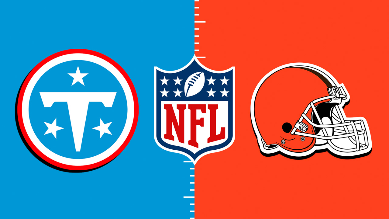 Tennessee Titans vs Cleveland Browns poster