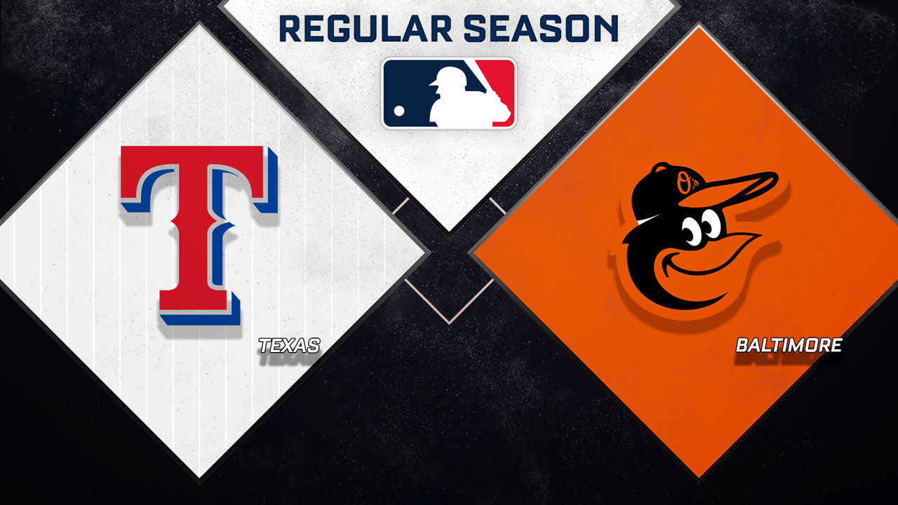 Texas Rangers vs Baltimore Orioles poster
