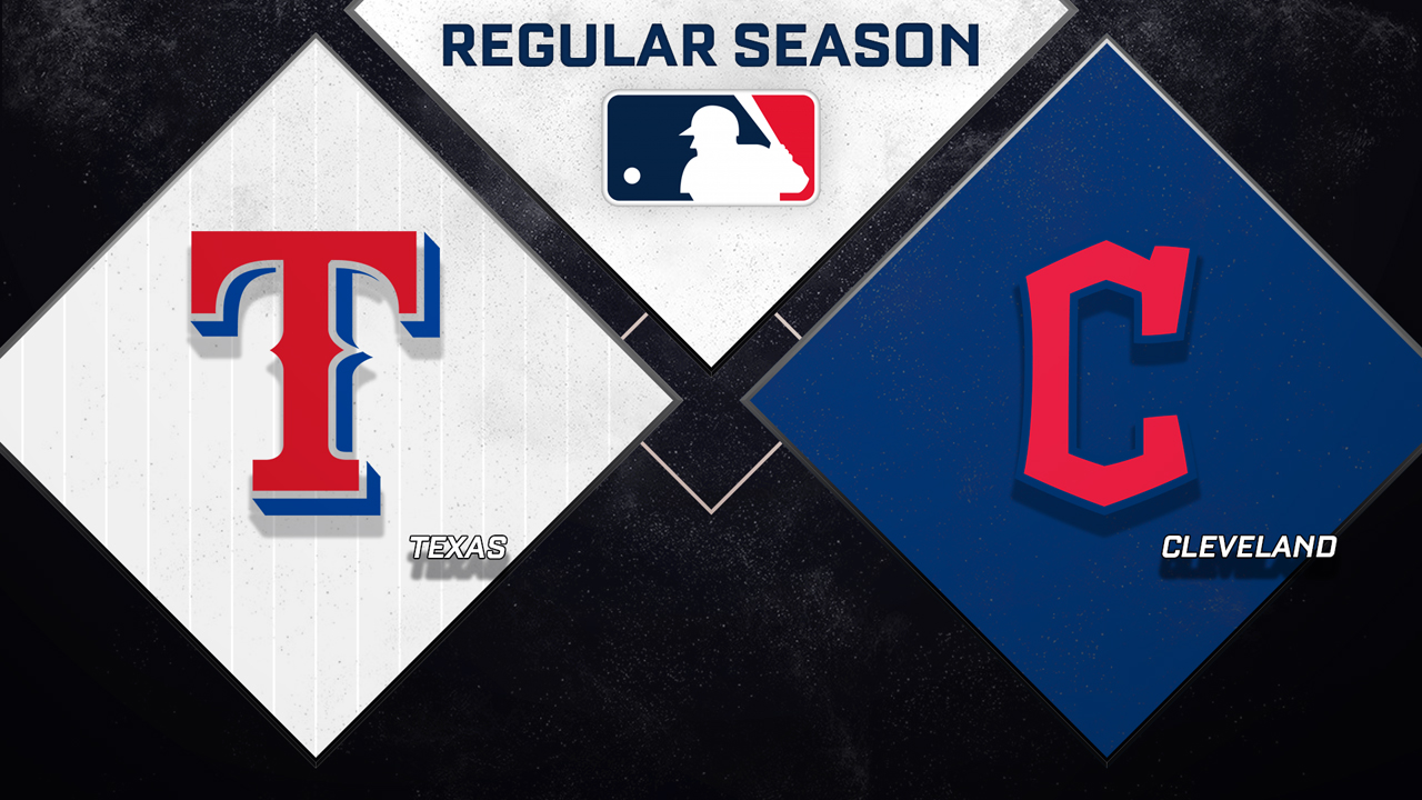 Texas Rangers vs Cleveland Guardians poster