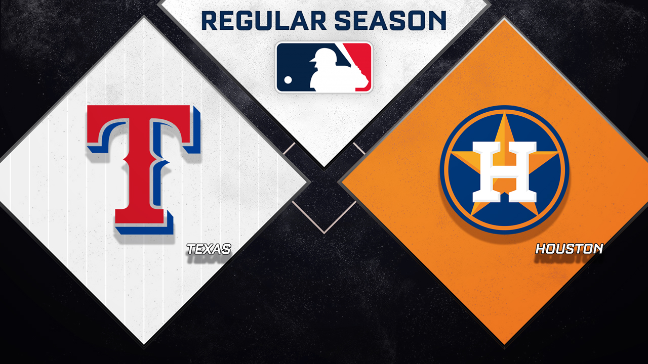 Texas Rangers vs Houston Astros poster