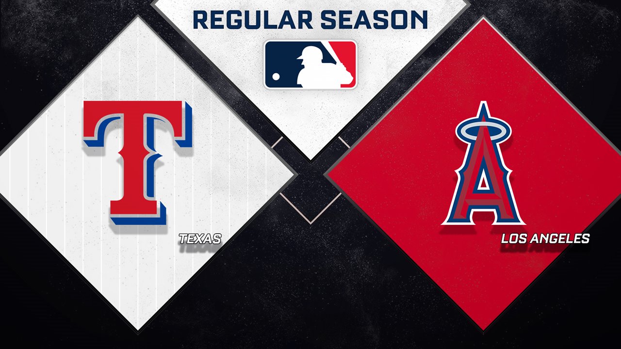 Texas Rangers vs Los Angeles Angels poster