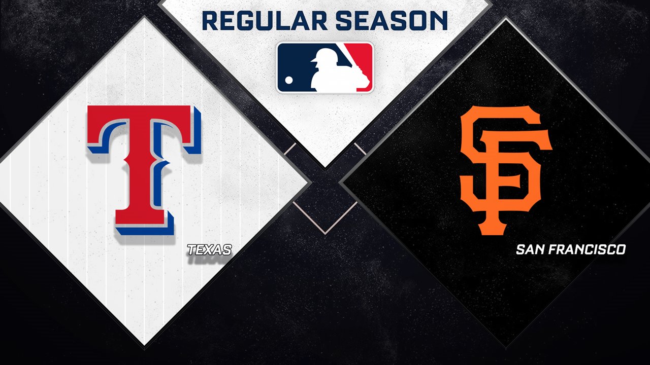 Texas Rangers vs San Francisco Giants poster
