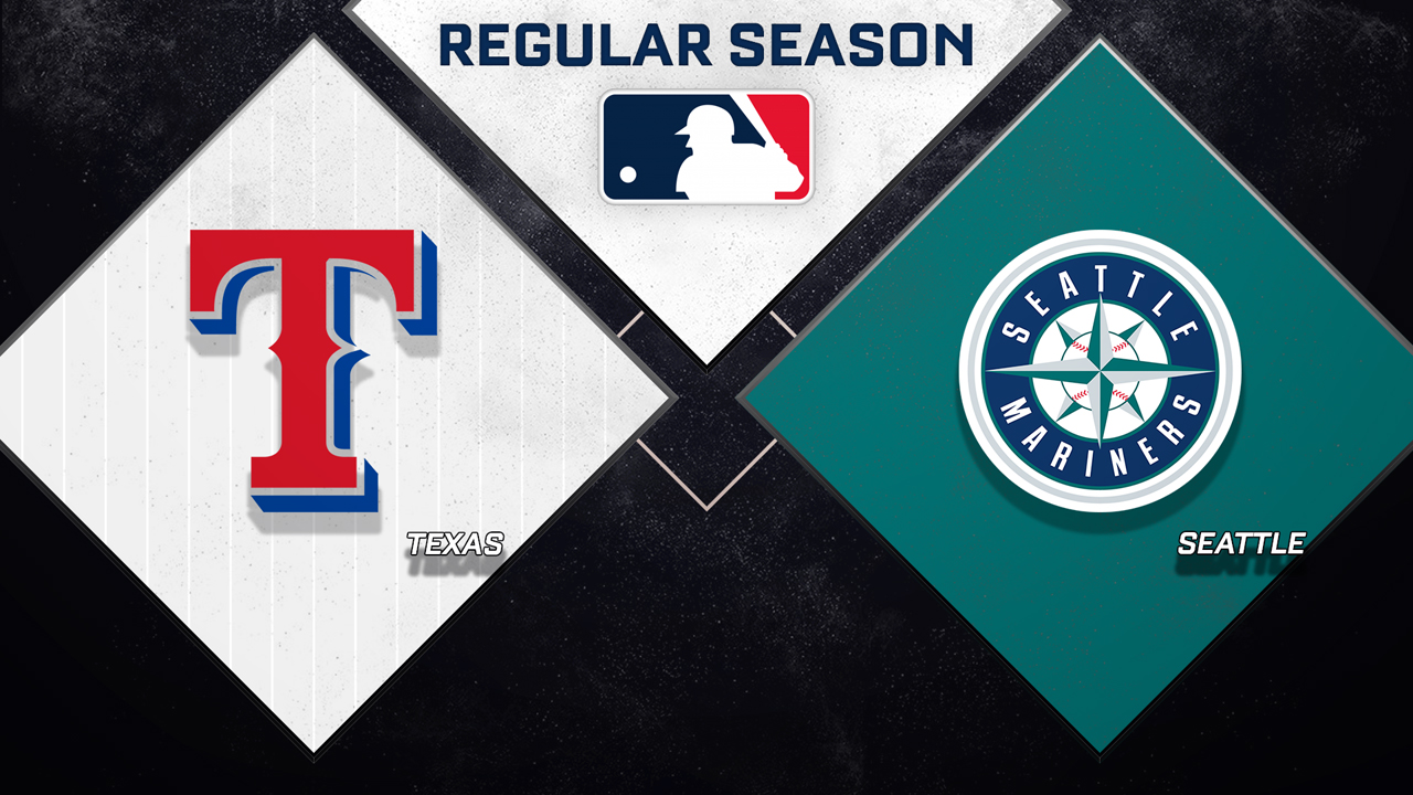 Texas Rangers vs Seattle Mariners poster