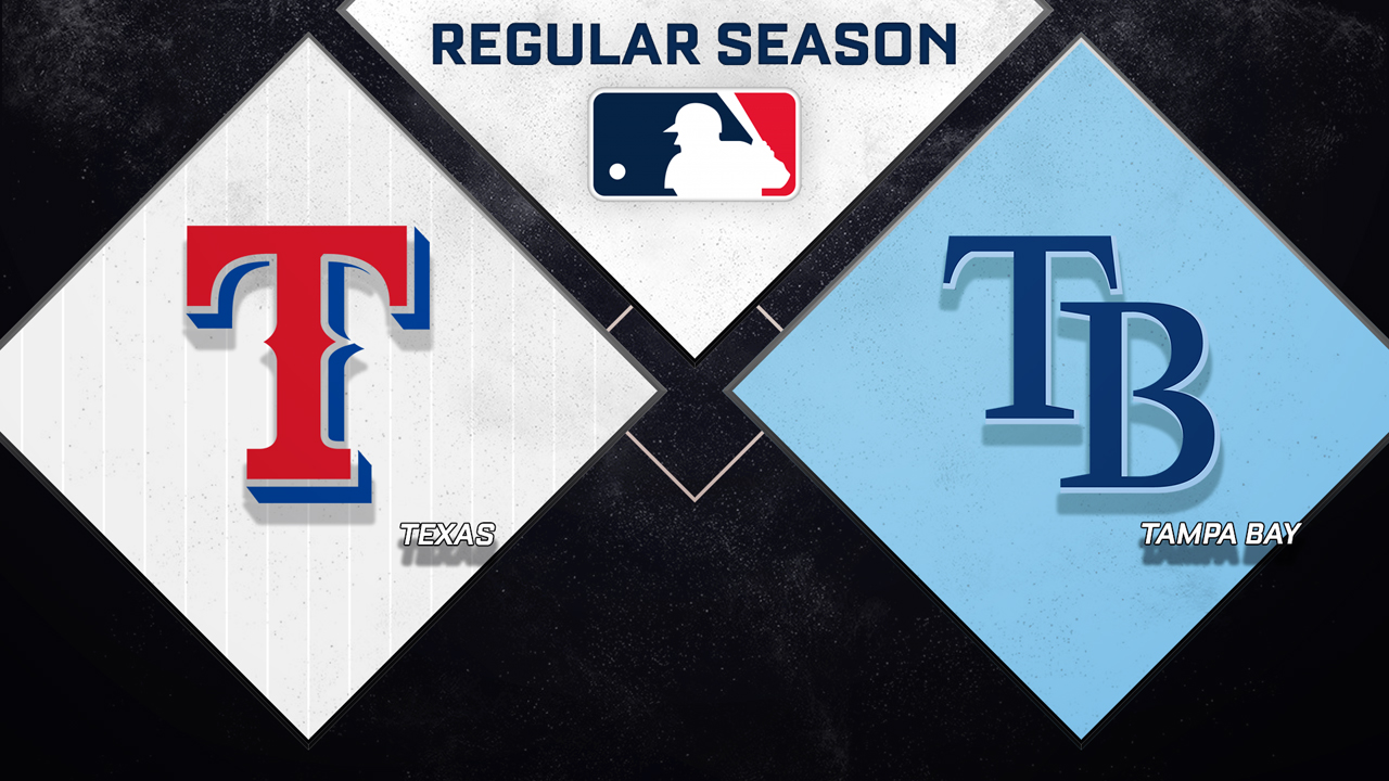 Texas Rangers vs Tampa Bay Rays poster