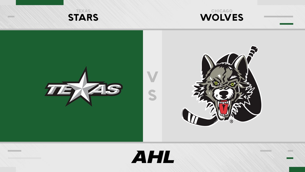 Texas Stars vs Chicago Wolves poster