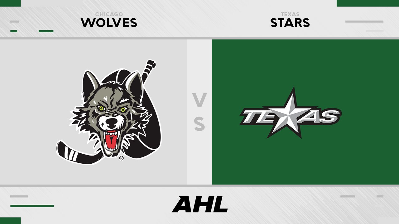 Texas Stars vs Chicago Wolves poster