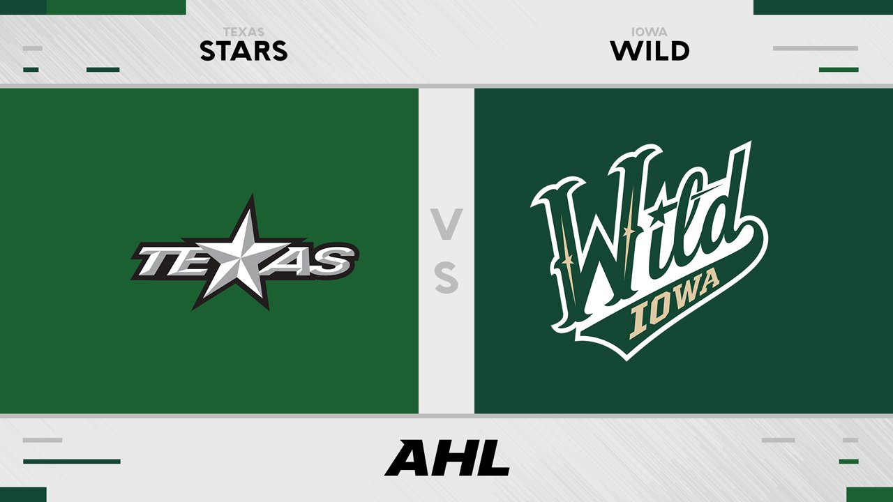 Texas Stars vs Iowa Wild poster