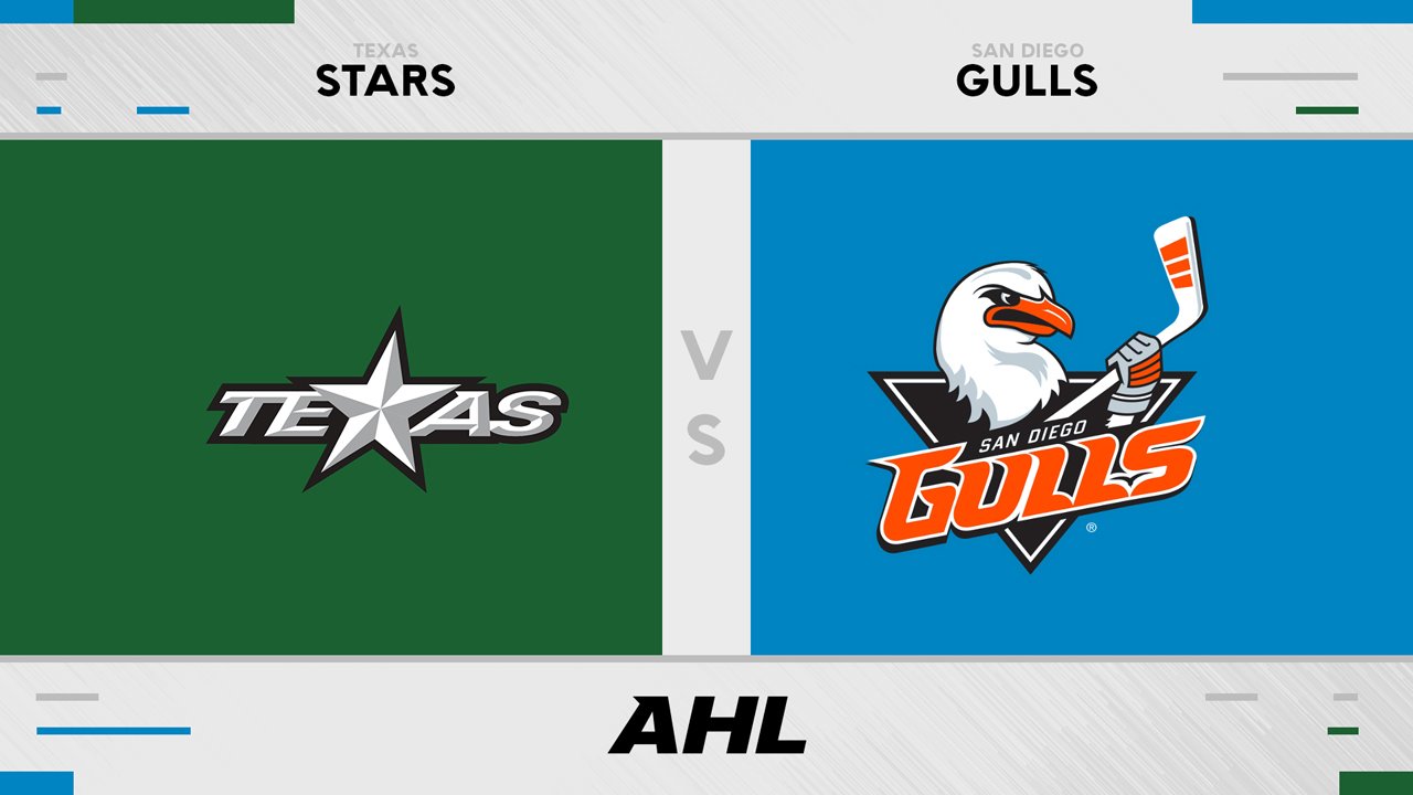 Texas Stars vs San Diego Gulls poster