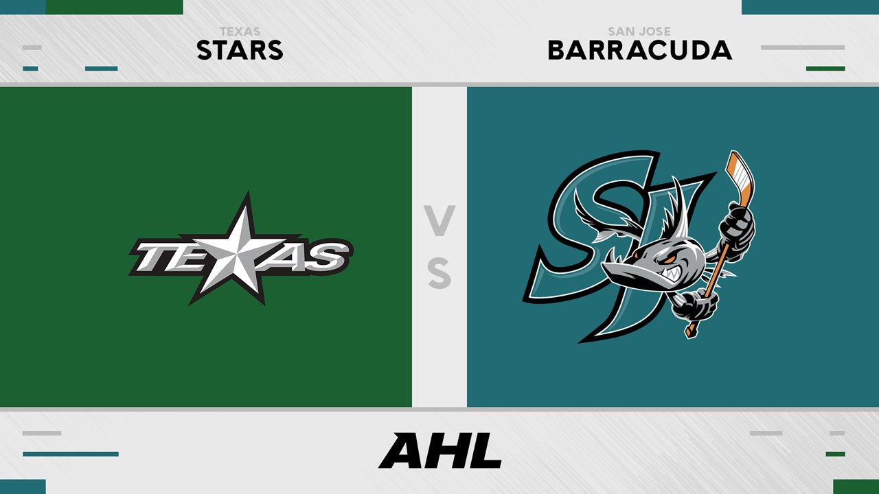 Texas Stars vs San Jose Barracuda poster
