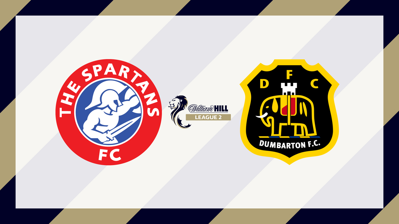 The Spartans vs Dumbarton poster