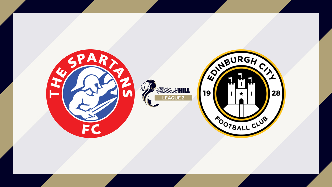 The Spartans vs Edinburgh City poster