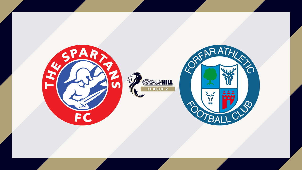 The Spartans vs Forfar Athletic poster