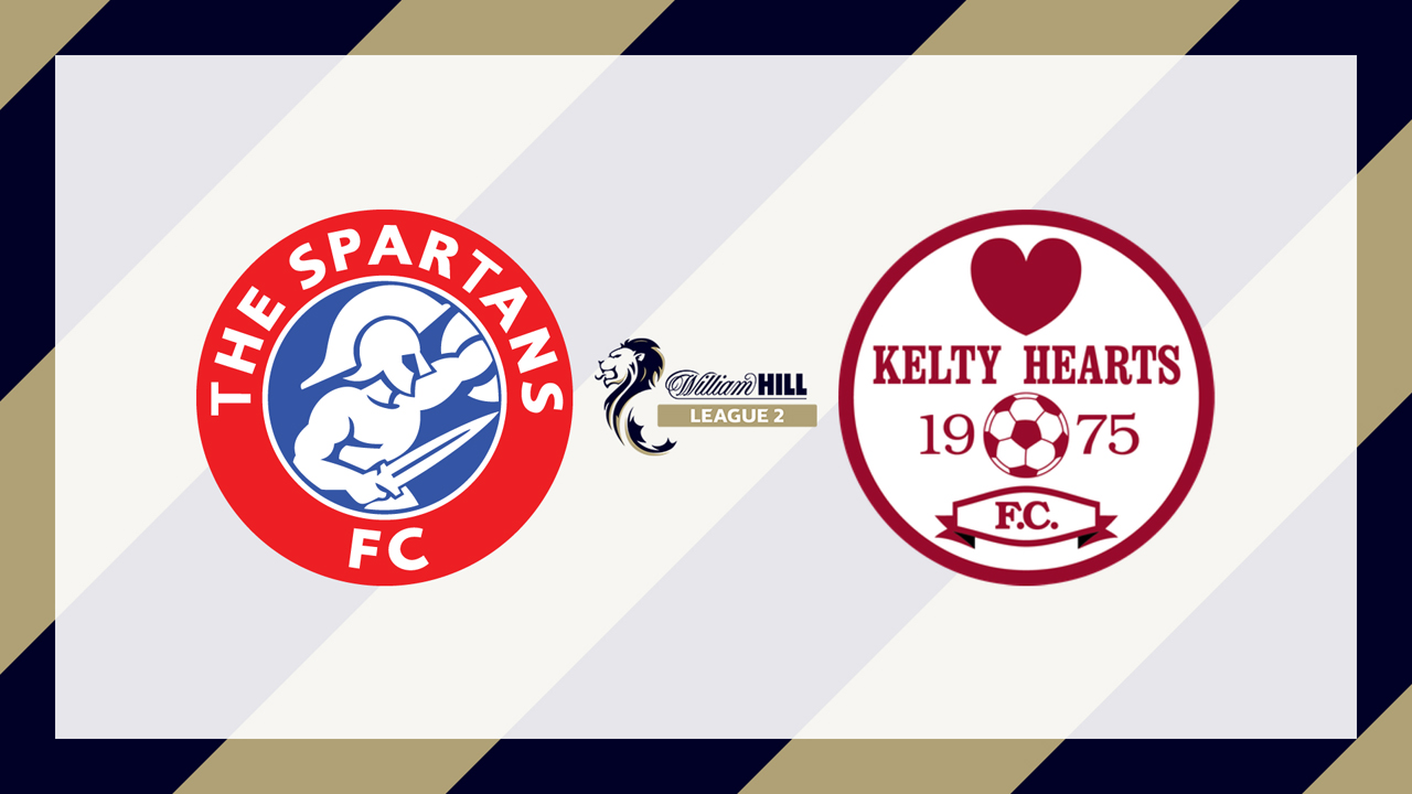 The Spartans vs Kelty Hearts poster