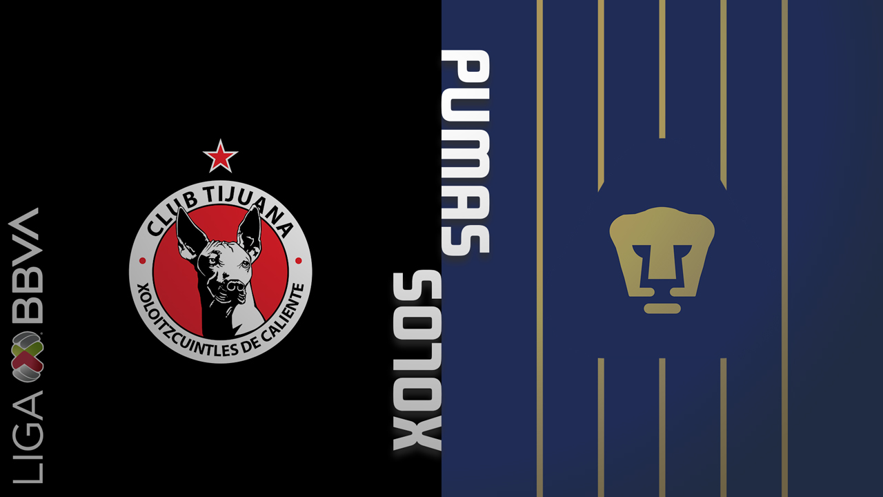 Tijuana vs Pumas UNAM poster