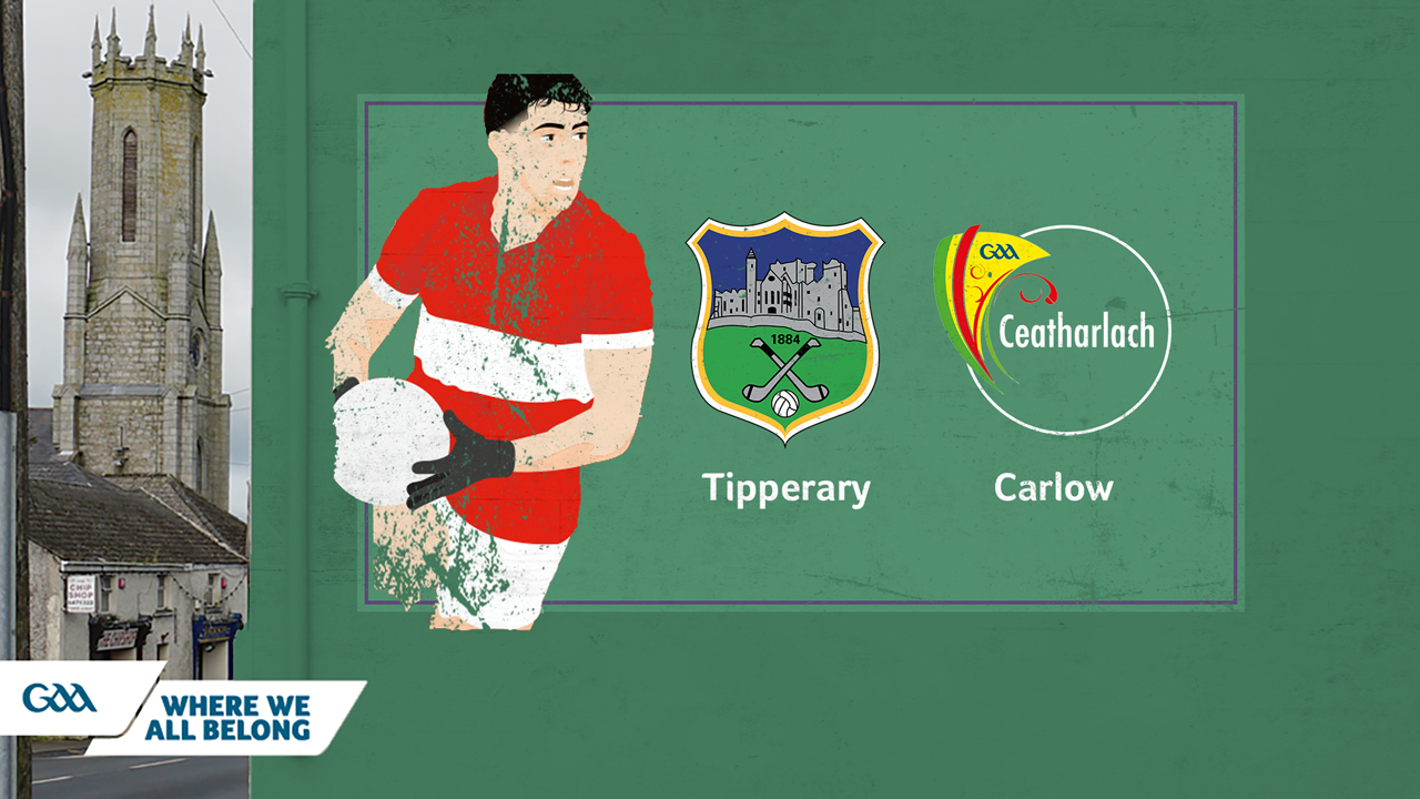 Tipperary GAA Football vs Carlow GAA Football poster