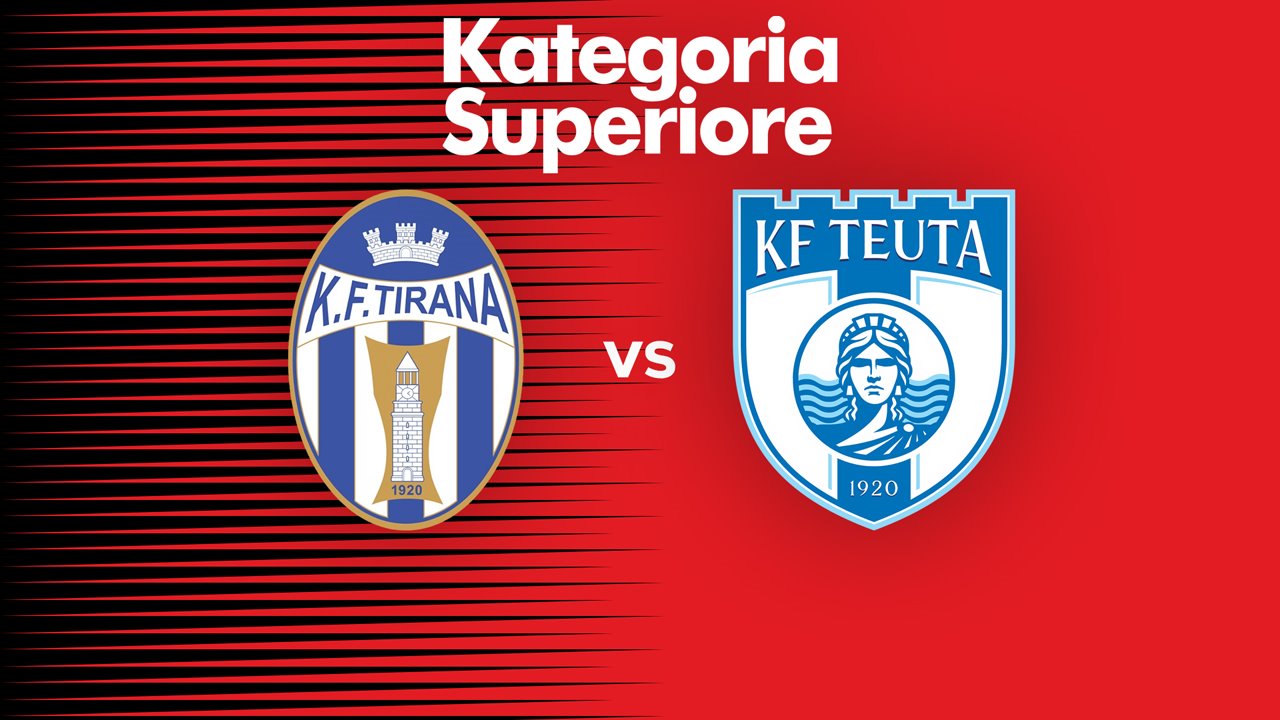 Tirana vs Teuta Durrës poster