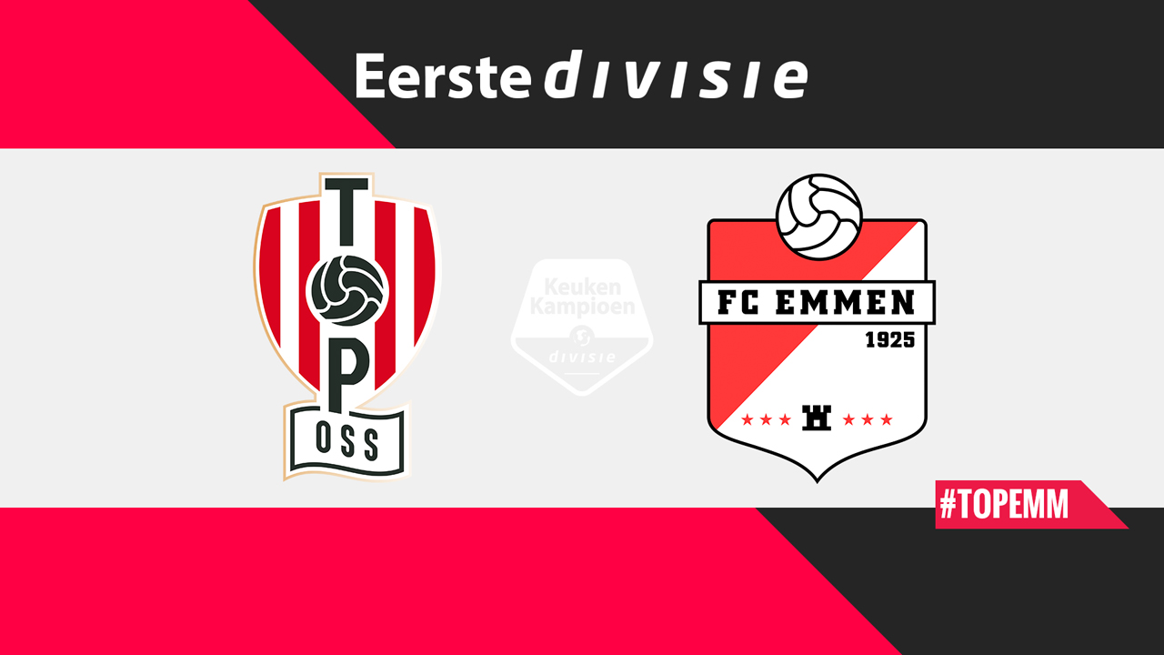 TOP Oss vs FC Emmen poster