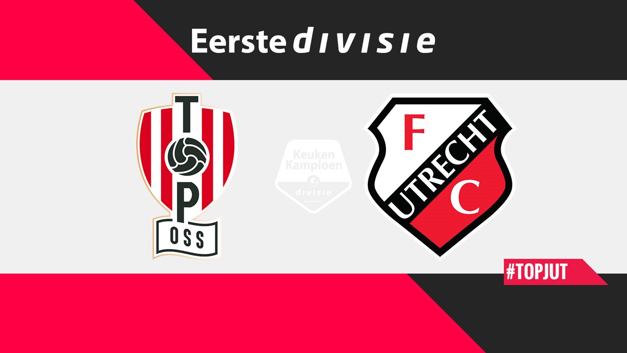 TOP Oss vs Jong Utrecht poster