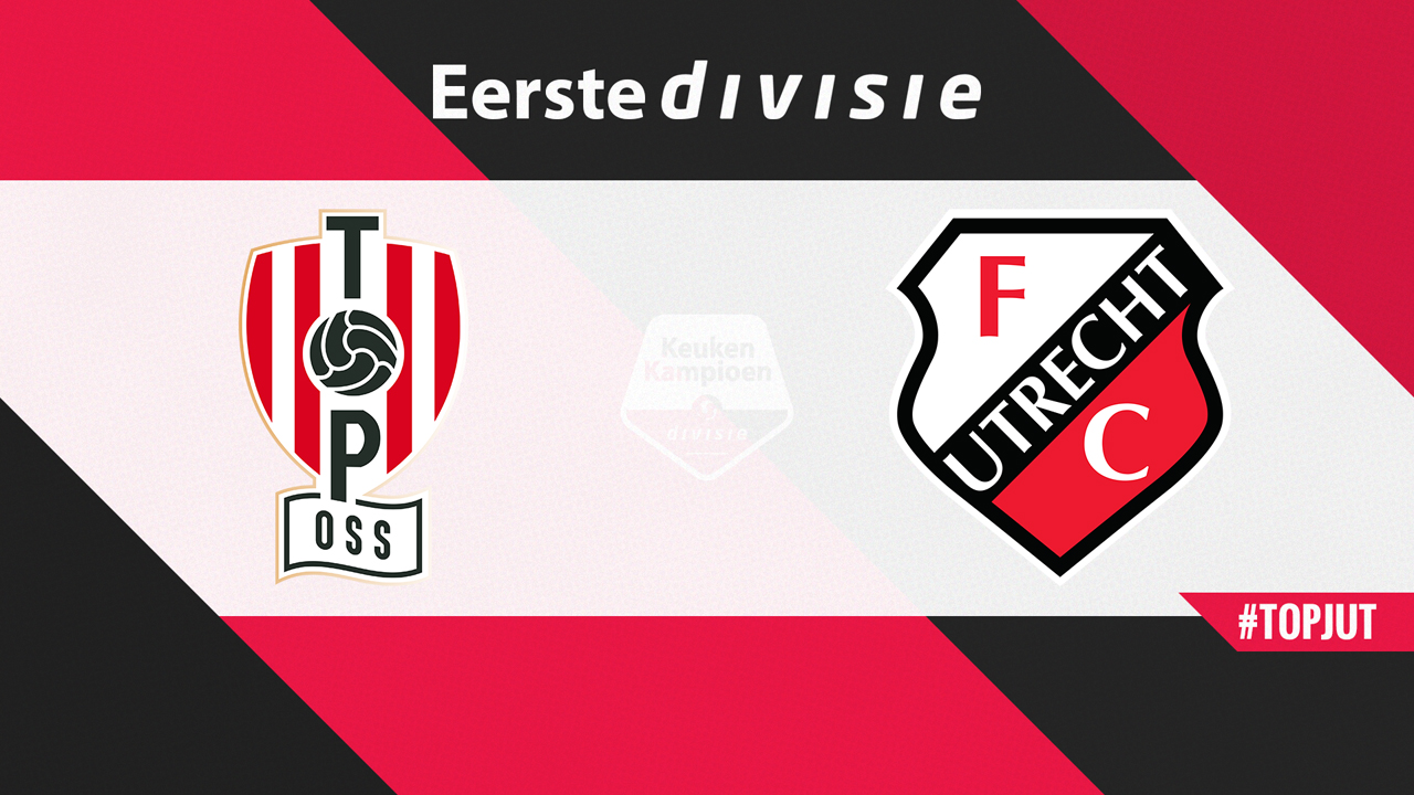 TOP Oss vs Jong Utrecht poster