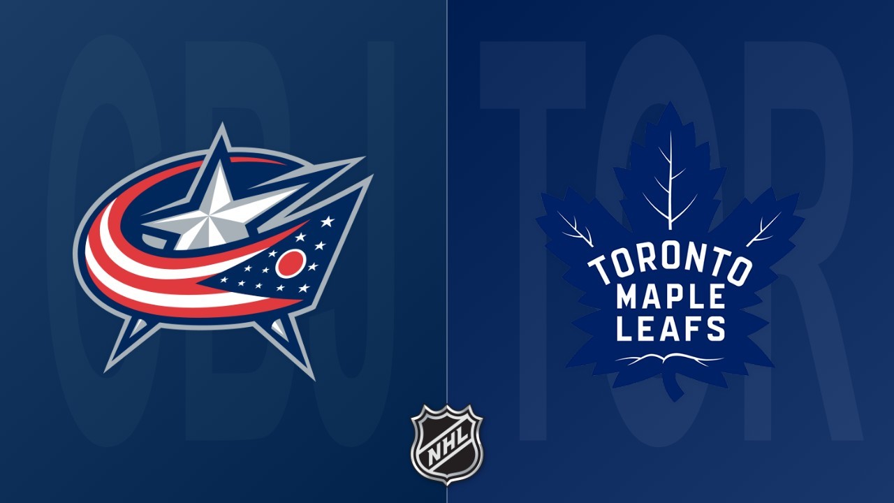Toronto Maple Leafs vs Columbus Blue Jackets poster