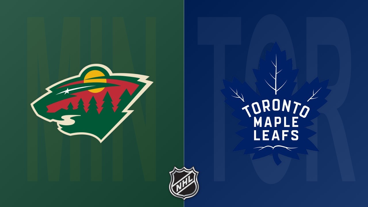 Toronto Maple Leafs vs Minnesota Wild poster