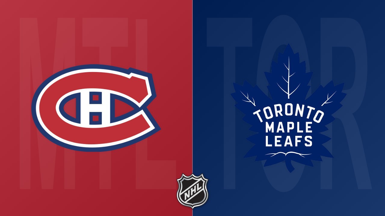 Toronto Maple Leafs vs Montreal Canadiens poster