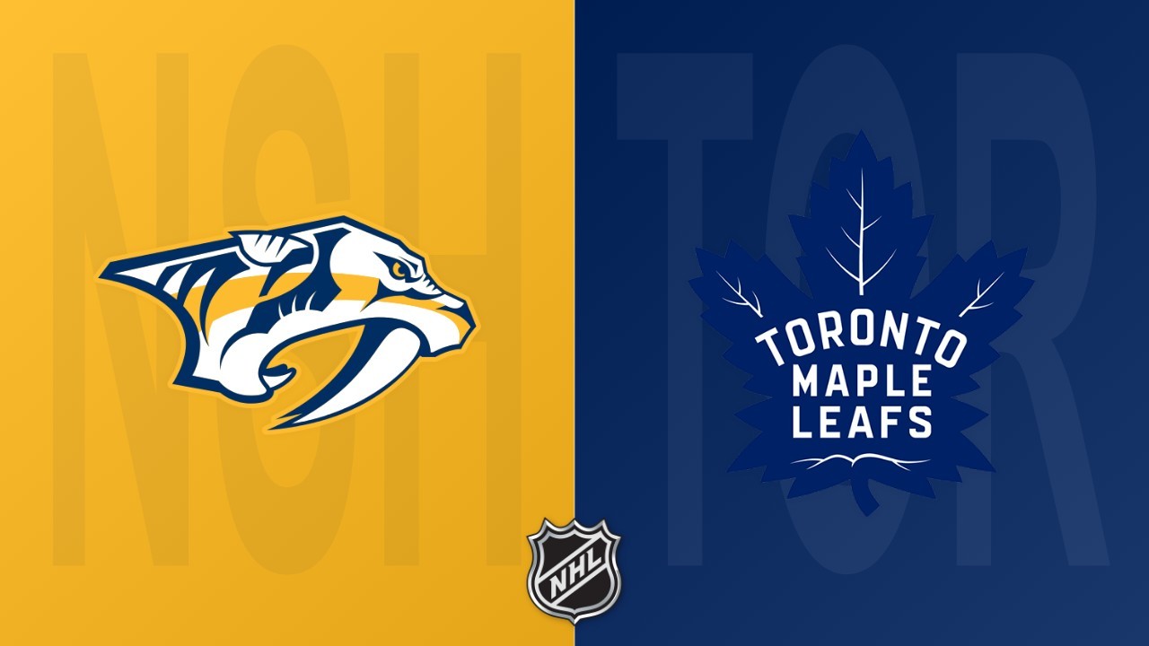 Toronto Maple Leafs vs Nashville Predators poster