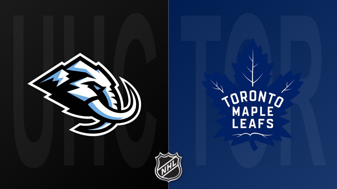 Toronto Maple Leafs vs Utah Mammoth poster