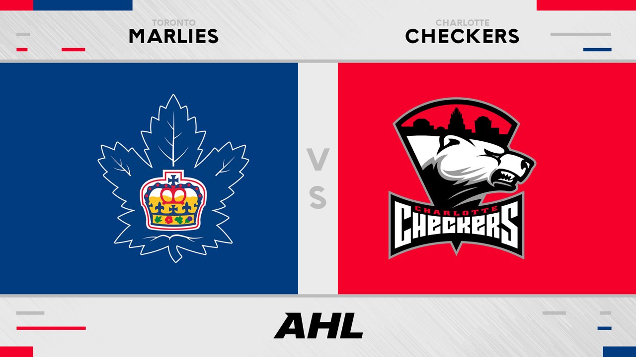 Toronto Marlies vs Charlotte Checkers poster