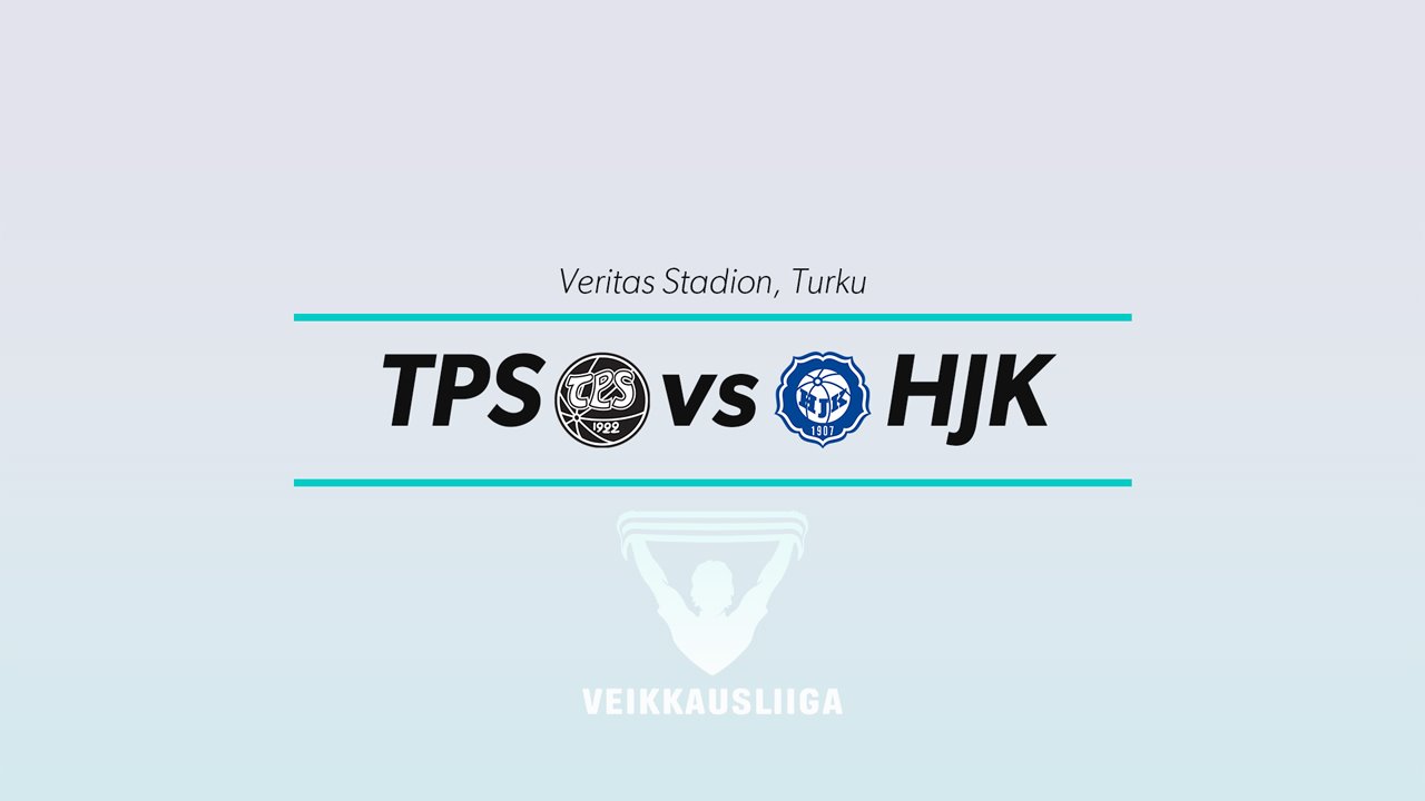 TPS vs HJK Helsinki poster