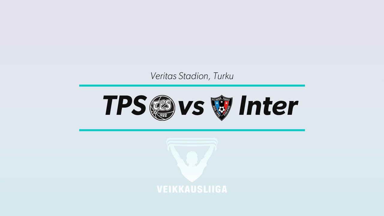 TPS vs Inter Turku poster