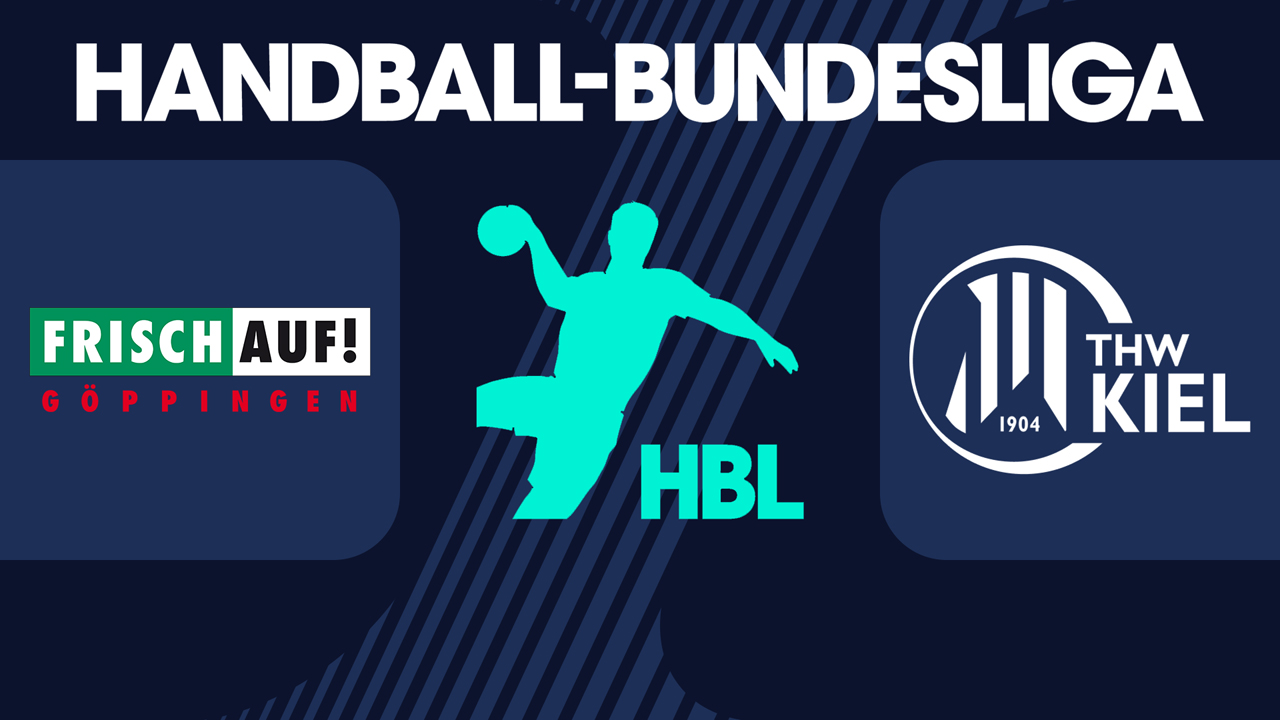 TPSG Frisch Auf Göppingen vs THW Kiel poster