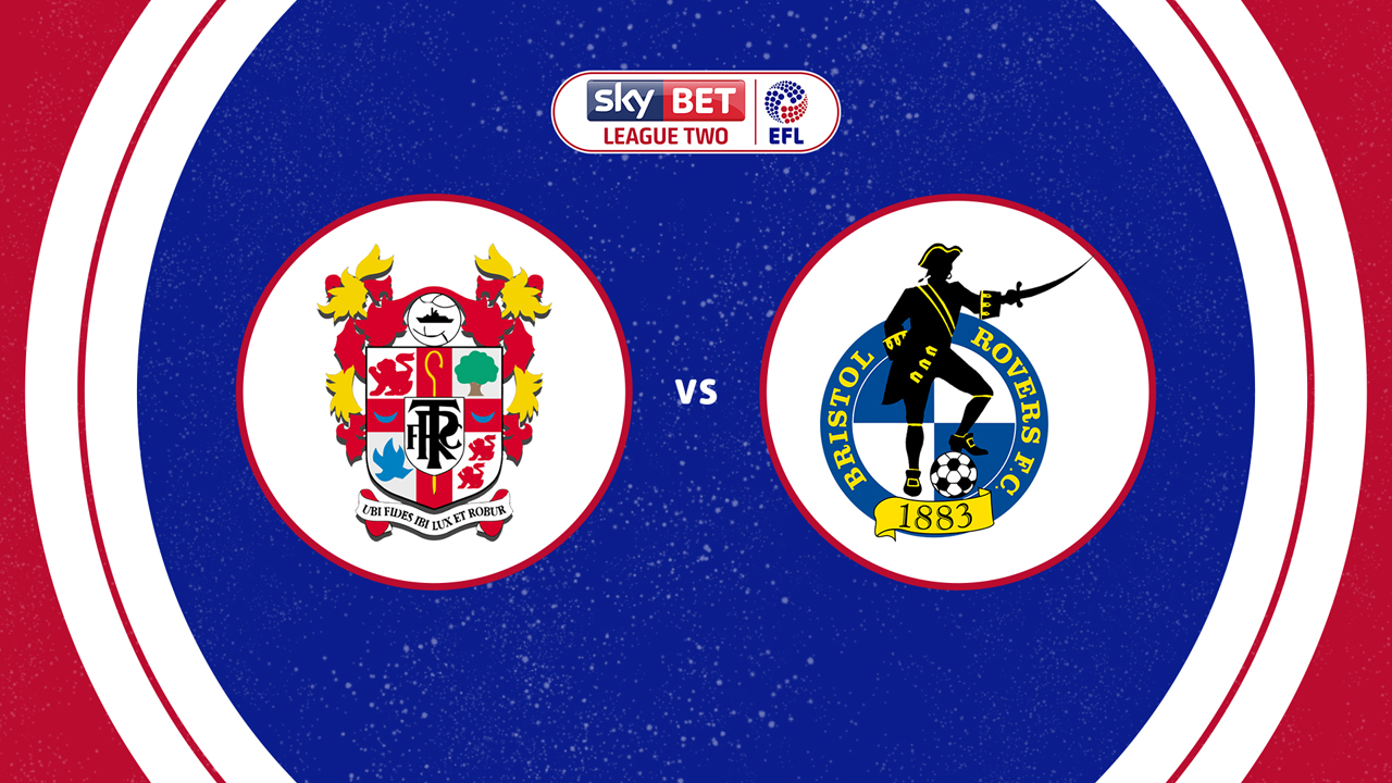 Tranmere Rovers vs Bristol Rovers poster