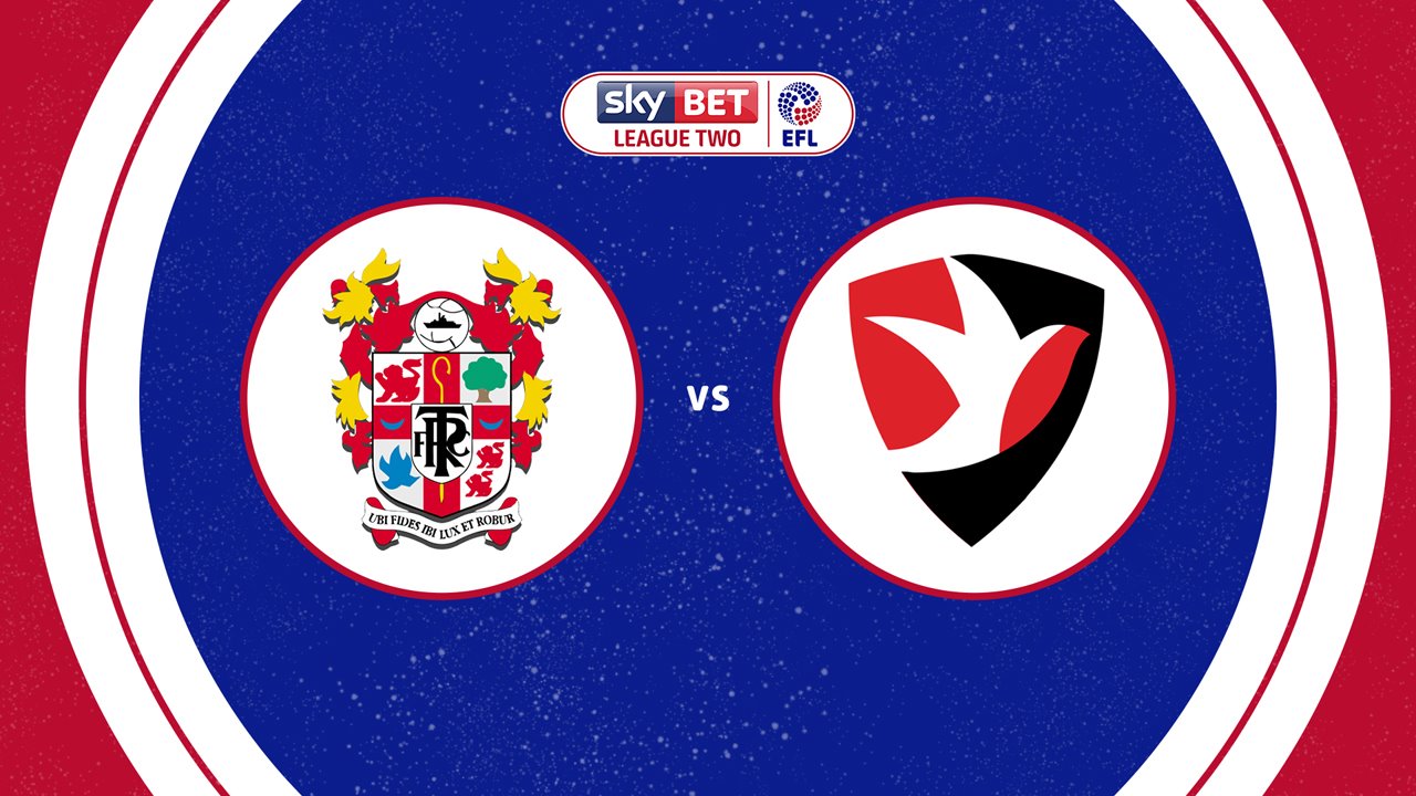 Tranmere Rovers vs Cheltenham Town poster
