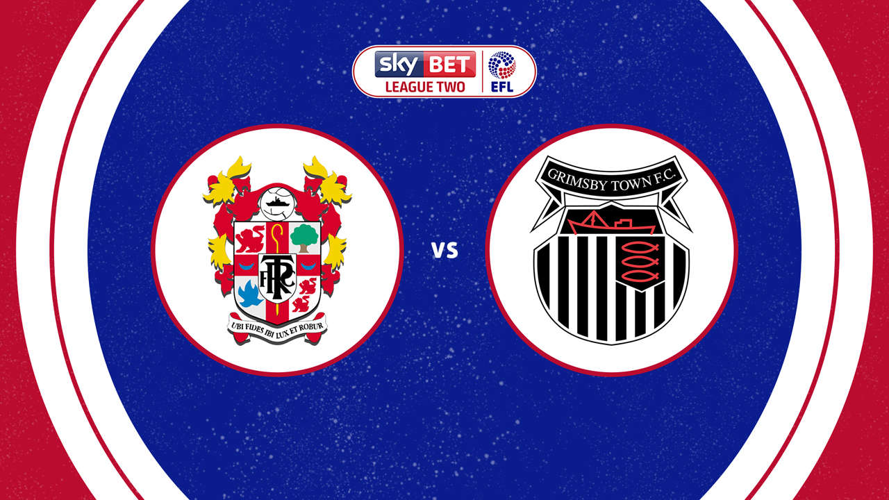 Tranmere Rovers vs Grimsby Town poster