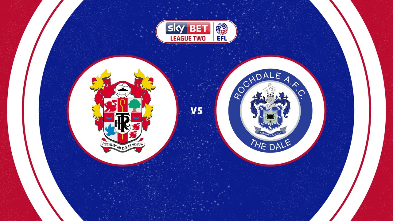 Tranmere Rovers vs Rochdale poster