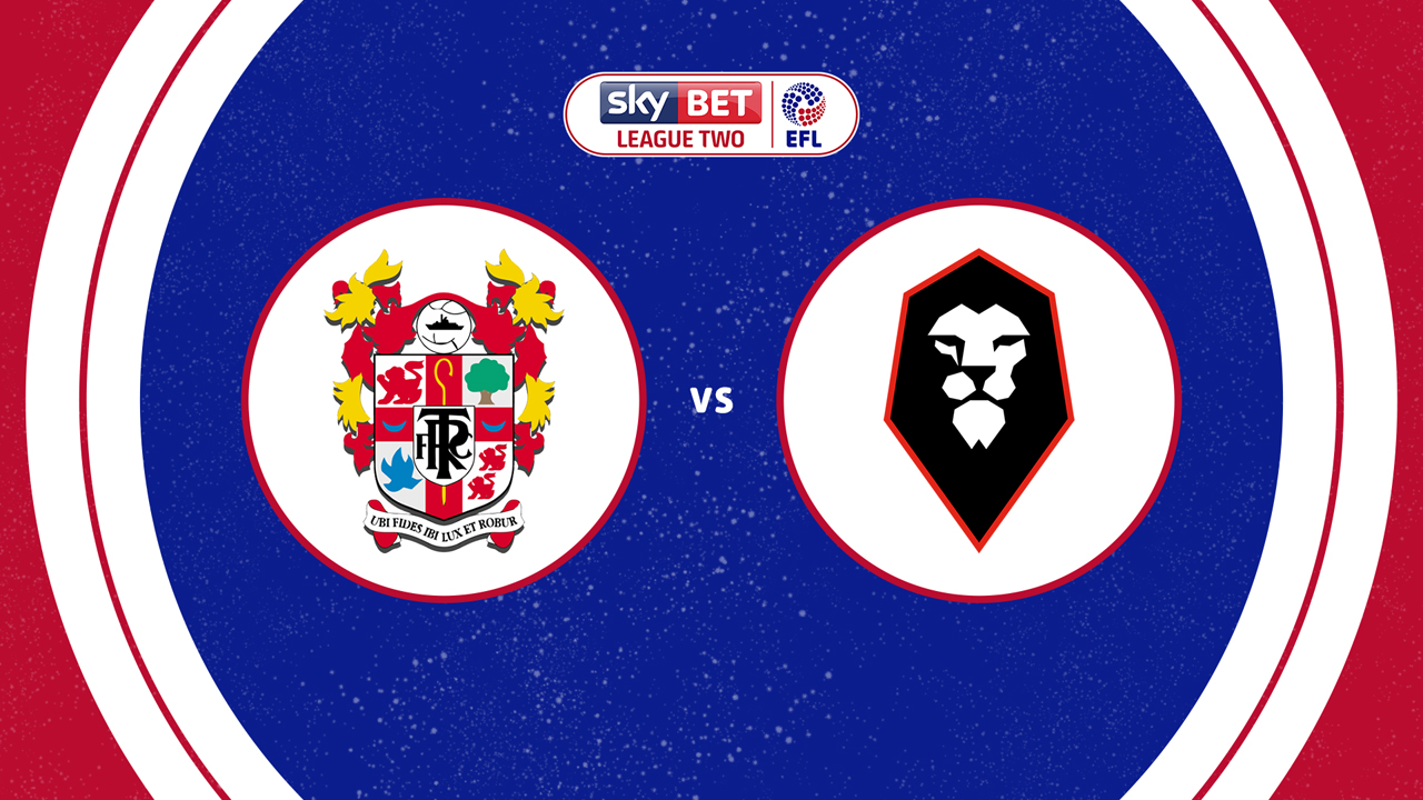 Tranmere Rovers vs Salford City poster