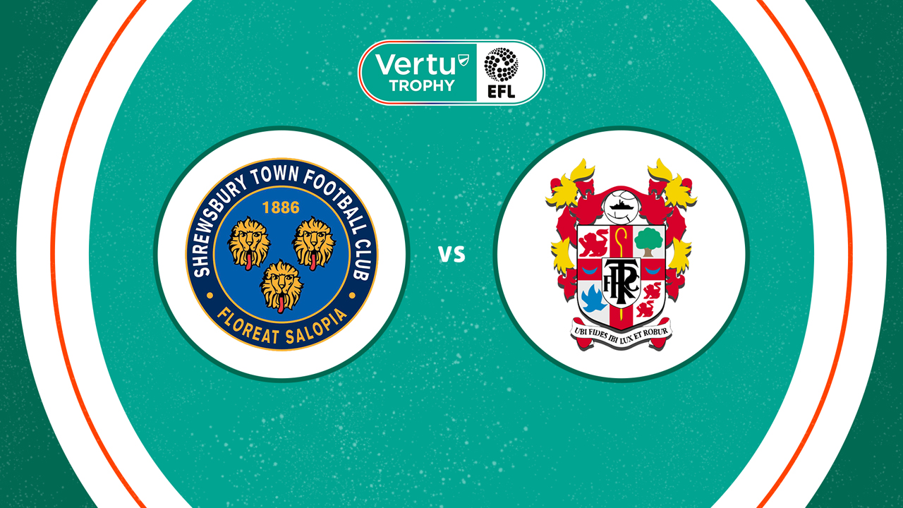Tranmere Rovers vs Shrewsbury Town poster