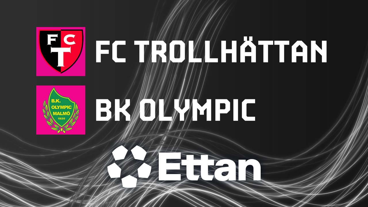 Trollhättan vs BK Olympic poster