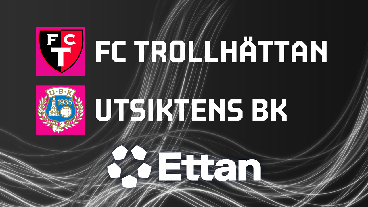 Trollhättan vs Utsikten poster