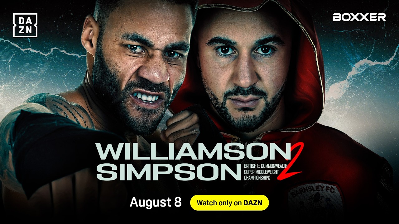 Troy Williamson vs Callum Simpson 2 poster